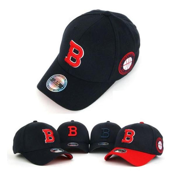 보스턴 야구 모자 베이스 자수 볼캡 4컬러 패션