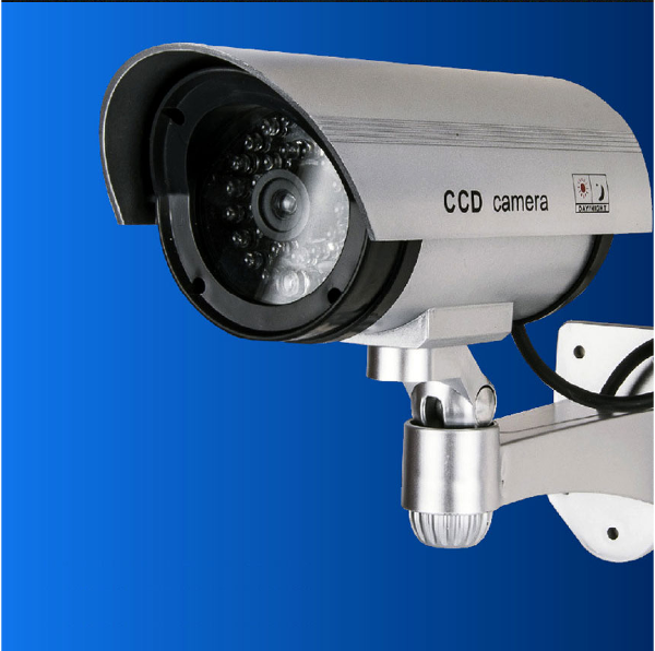 쿼카스마켓 페이크 모형 감시 카메라 CCTV 2컬러 보안 용품