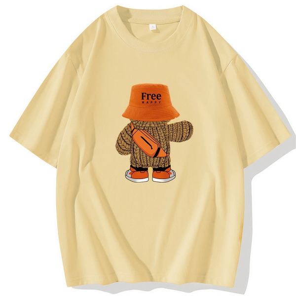 비바올리 여성 루즈핏 반팔 티셔츠 FREE 패션 라운드티