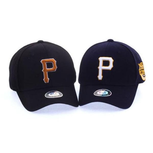 피츠버그 야구 모자 베이스 자수 볼캡 2컬러 패션