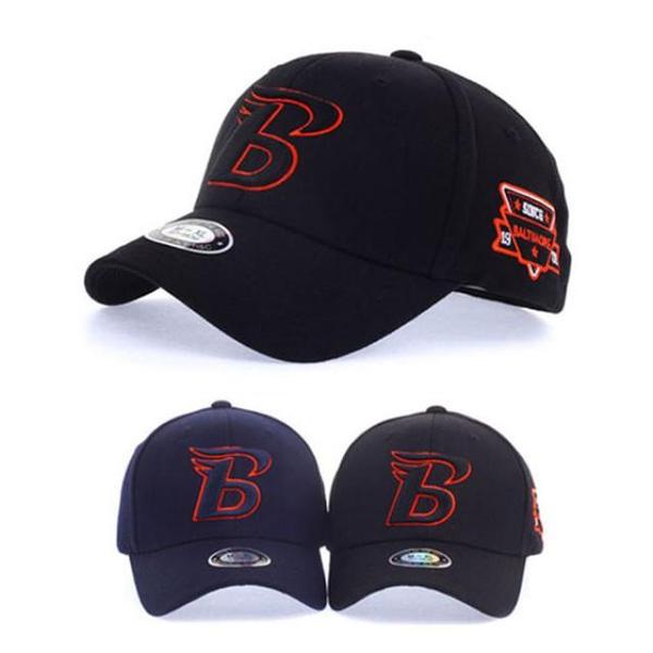 볼티모어 야구 모자 베이스 자수 볼캡 패션 2컬러